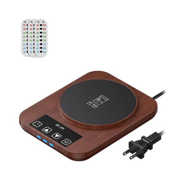 Sourdough Starter Warmer Mat with 1°F Adjustable Temp, Waterproof Thermometer Strip, 12H Timer, Auto Shutoff