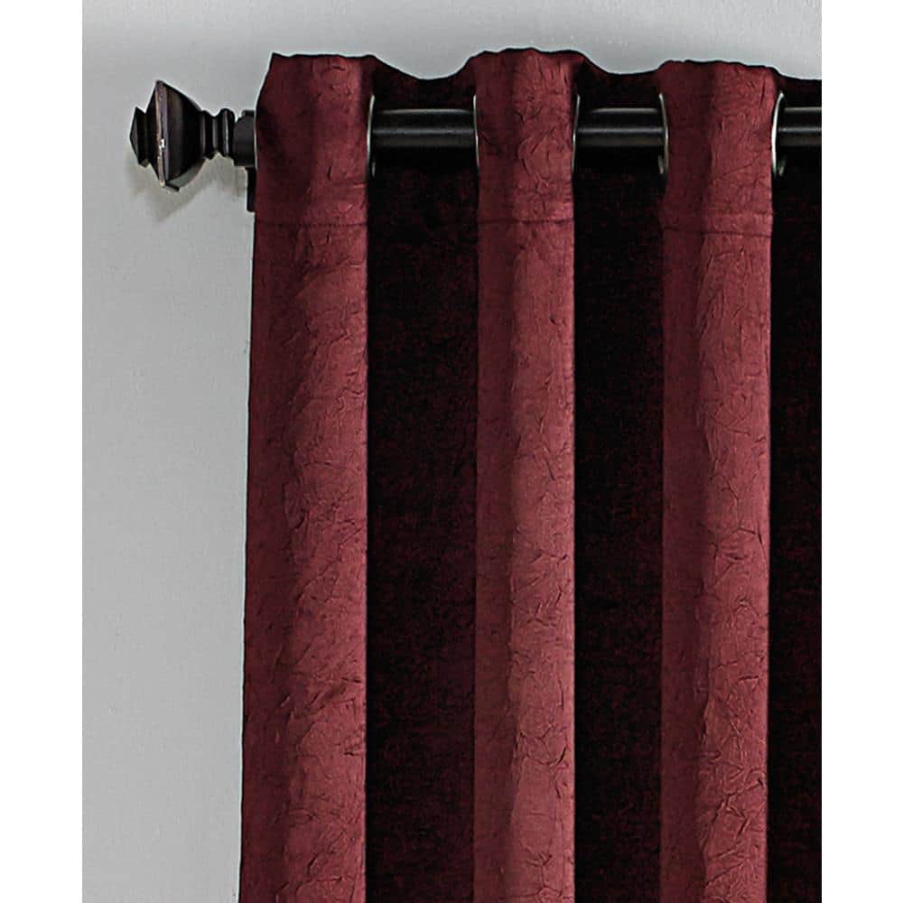 Wine Room-Darkening Polyester Grommet Window Panel, 63"