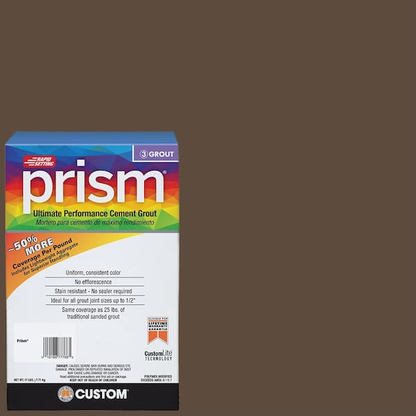 Custom Building Products Prism #646 Coffee Bean 17 lb. Ultimate Performance Grout