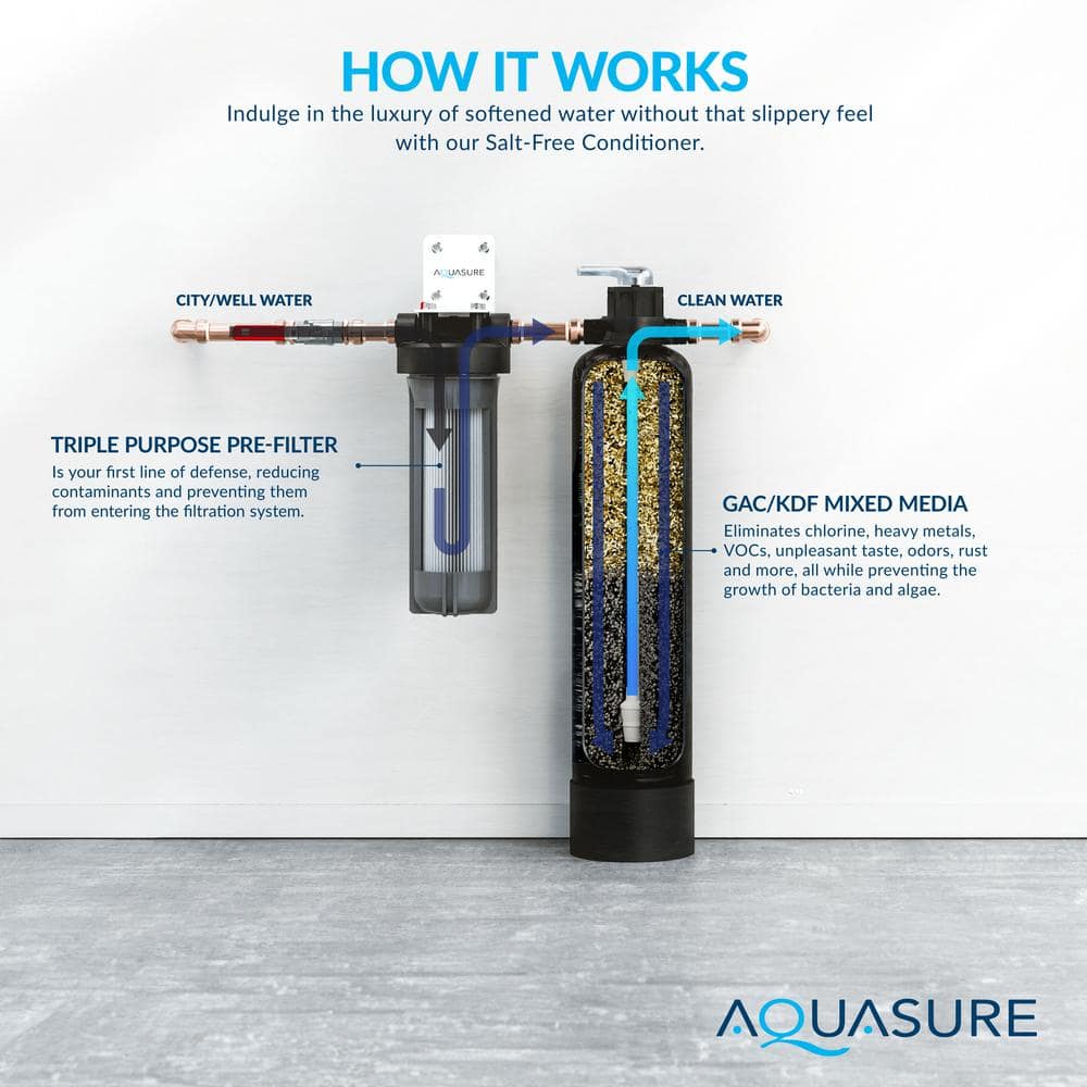 Fortitude Lite Black Whole House Water Filtration System