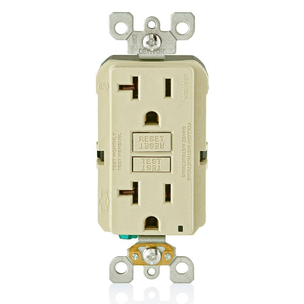 UPC 078477712771 product image for 20 Amp 125-Volt NEMA 5-20R SmartlockPro 2-Pole Residential Grade Duplex GFCI Out | upcitemdb.com