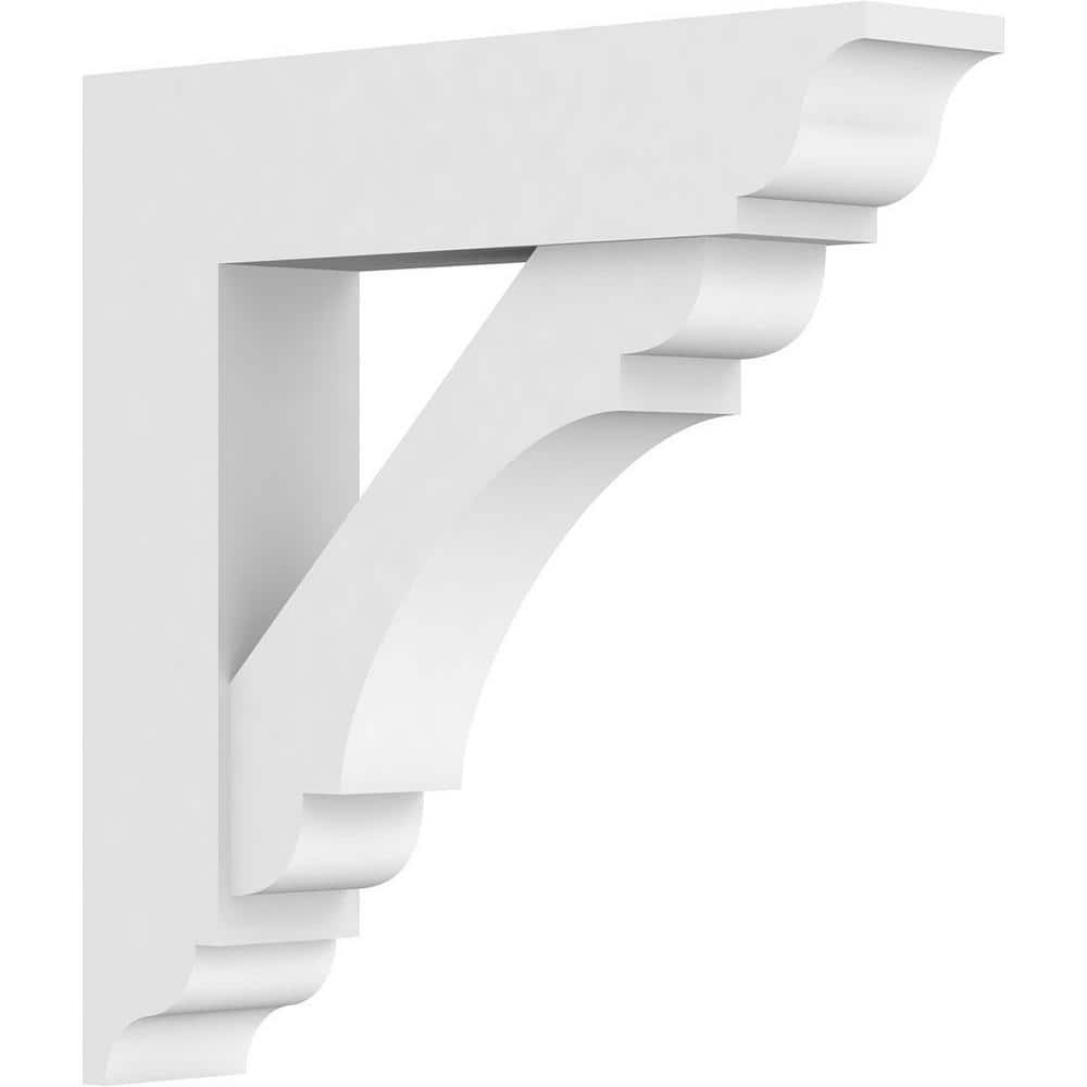 Ekena Millwork 3 in. x 18 in. x 18 in. Olympic Bracket with Traditional