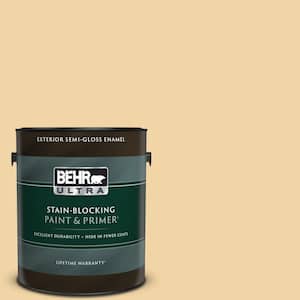 1 gal. #PMD-93 Garbanzo Bean Semi-Gloss Enamel Exterior Paint & Primer