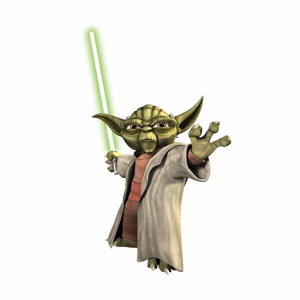 RoomMates Star Wars Yoda Peel and Stick Giant Wall Decals-DISCONTINUED