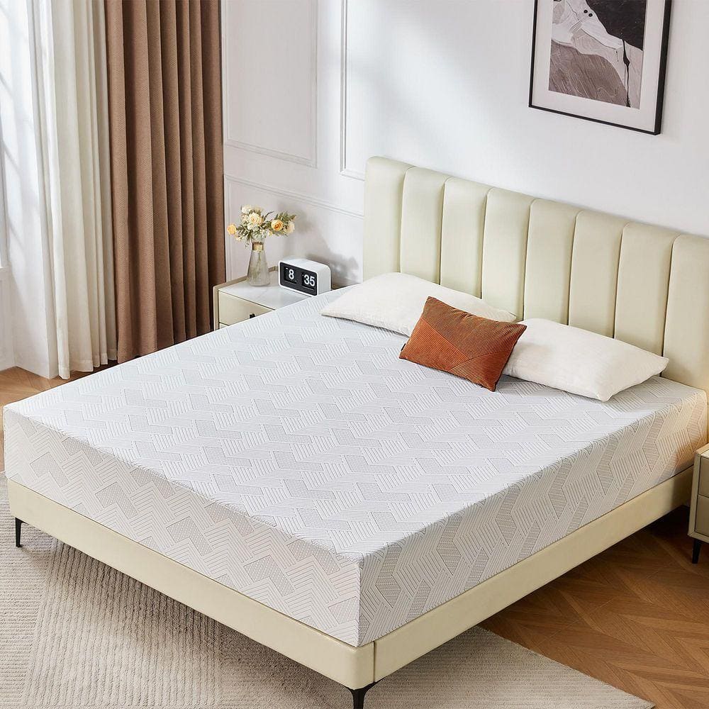 BedsPick Memory Foam Mattress Queen Size 12 in. Medium Firm Bed-in