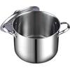 Cooks Standard Classic 12 qt. Stainless Steel Pasta Stockpot Cooker Steamer  Multi-Pot Set 02568 - The Home Depot