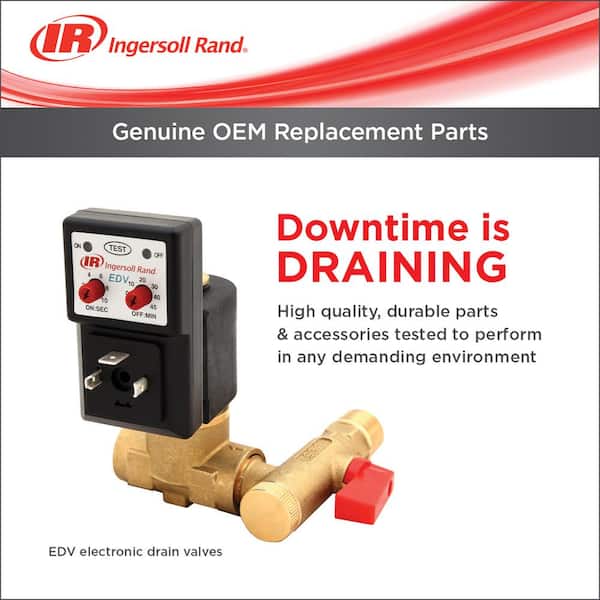 Ingersoll Rand 1/4 in. Inlet (110-Volt) Electronic Drain Valve