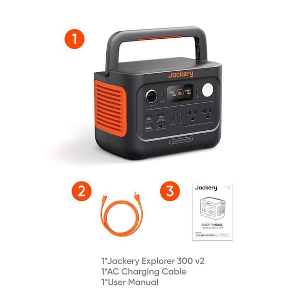 Jackery 300W/600W Peak Push Button Start Portable Power Station
