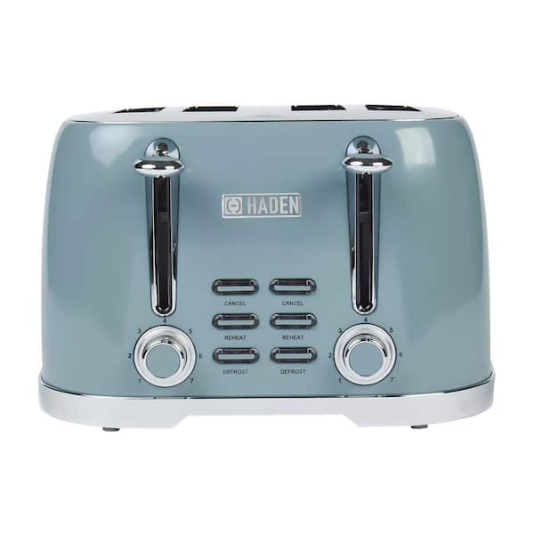 Haden - Heritage 4-Slice Wide-Slot Toaster - Turquoise
