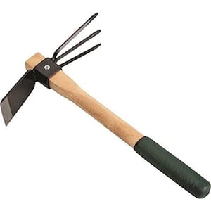 15 in. 3-Tine Black Cultivator with Rust Proof