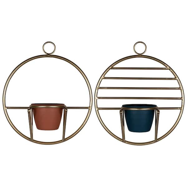 HomeRoots Victoria 9.84 in Multicolor Wall Architecural Decor ( Set of 2 )