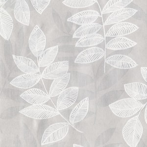 135061 Modern Flocked Wallpaper Off White Textured Flocking Velvet