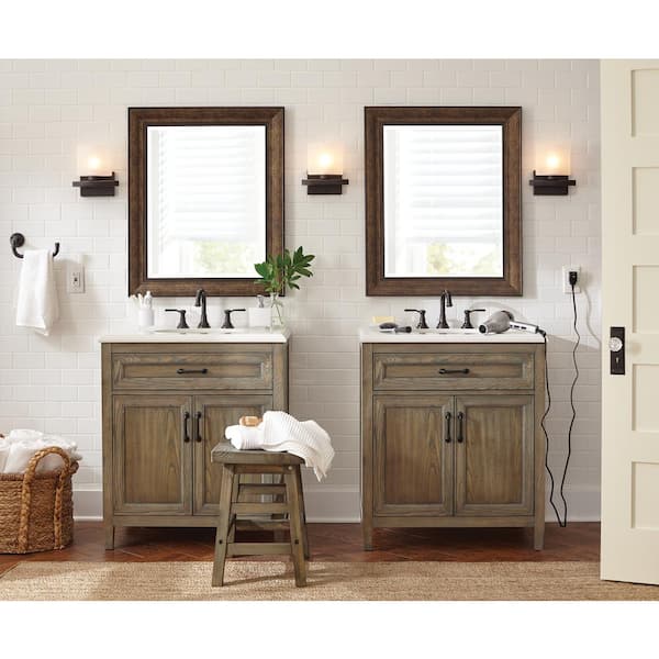 2 Handle Bathroom Faucet, Bathrooms With Oil Rubbed Bronze Fixtures