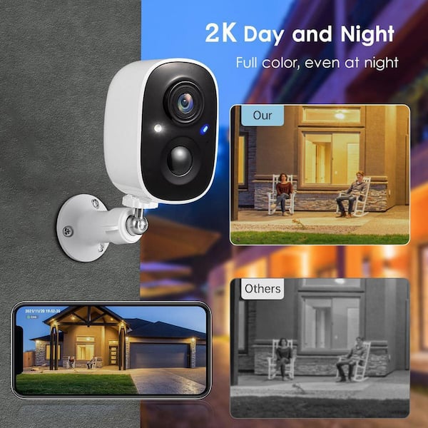 Two Way Audio 1080P 2MP Waterproof Wifi Wireless IP Camera Night Vision