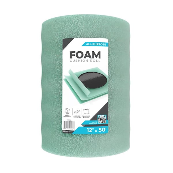 1/16 in. x 12 in. x 50 ft. Foam Cushion Roll (128 Pack)