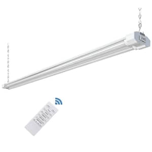 4 ft. 120-Watt Equivalent Motion Sensor Integrated LED White Shop Light with Remote Control (1-Pack)