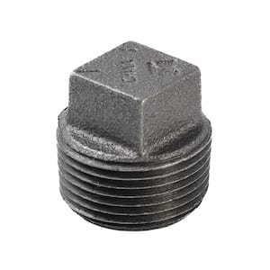1 in. Black Malleable Iron Plug Fitting