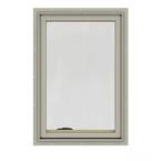 Andersen 28-3/8 in. x 40-13/16 in. 400 Series White Clad Wood Casement ...