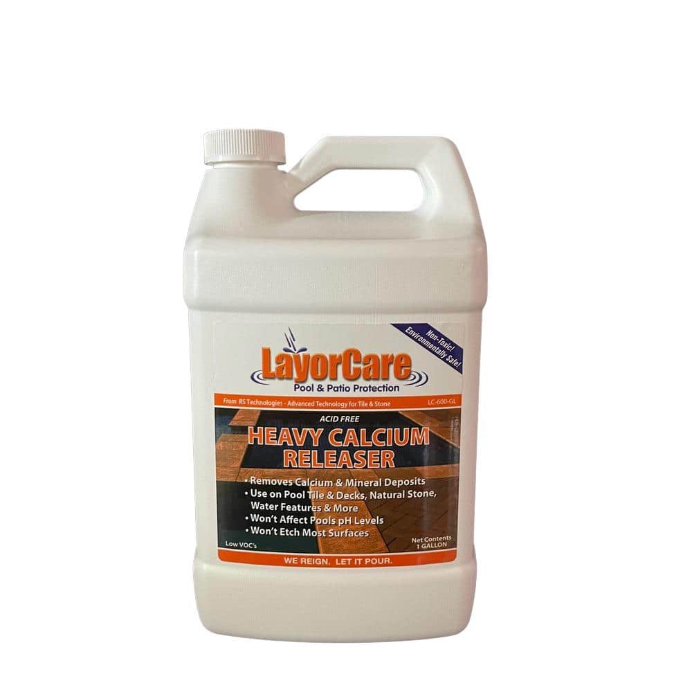 LayorCare 1 Gal. Heavy Calcium Releaser Pool Tile Cleaner 600GL The