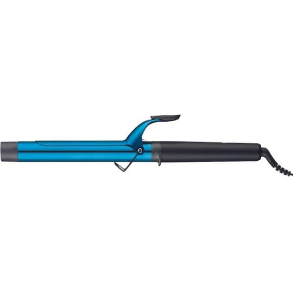 Conair 1 1/4 in. Nano Titanium Limited Edition Black and Blue Extended Barrel Curling Iron