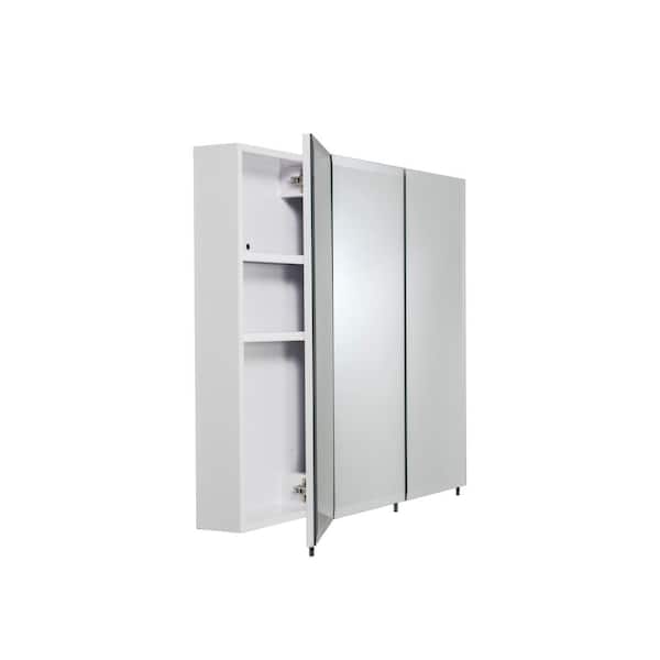 Croydex 36 in. W x 30 in. H x 5-1/4 in. D Frameless Tri-View Croydex 36 in. W x 30 in. H x 5-1/4 in. D Frameless Tri-View