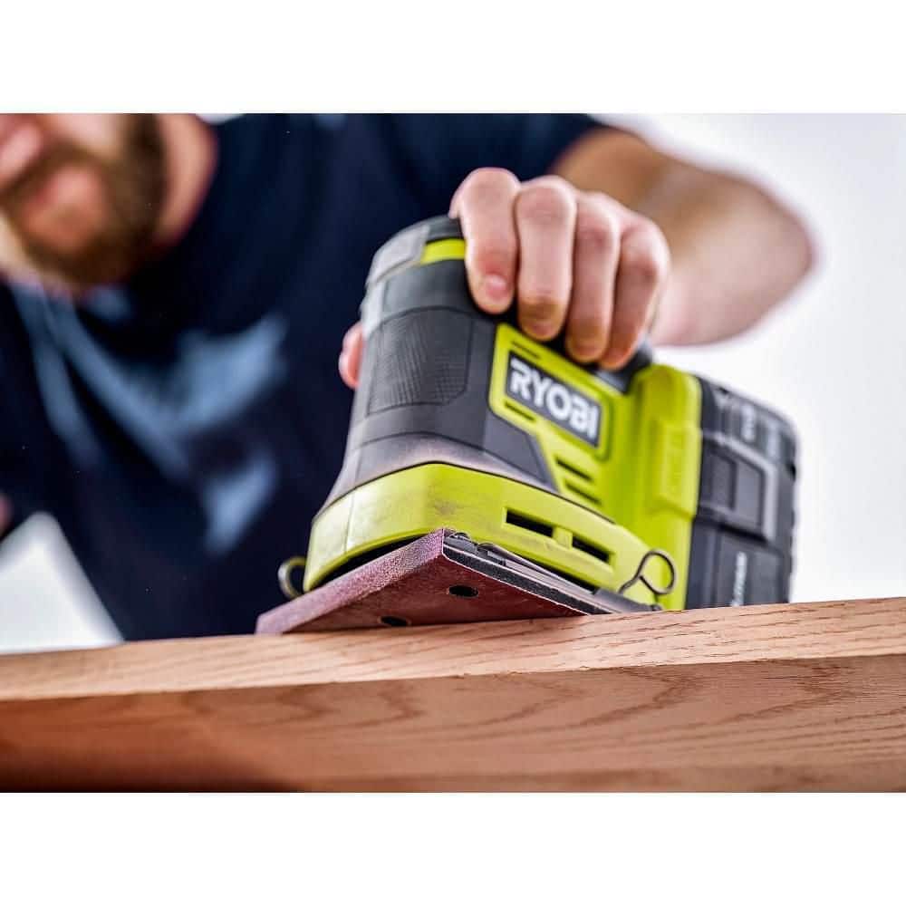 RYOBI ONE 18V Cordless 1 4 Sheet Sander Tool Only - Image 6