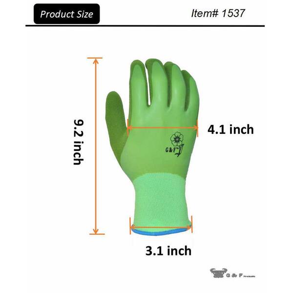 Kixx Aqua Gloves for Gardening Water Grip Work Glove Latex 