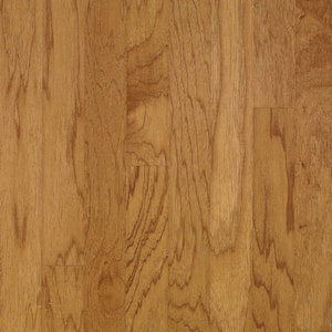 Take Home Sample - Hickory Autumn Wheat Engineered Hardwood Flooring - 5 in. x 7 in.