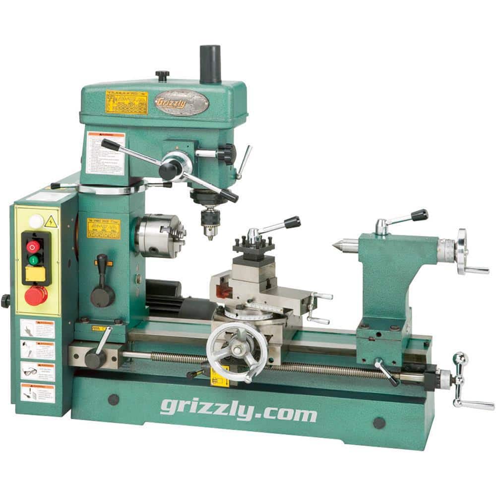 Grizzly Industrial 19-3/16 in. Combo Lathe/Mill G4015Z The Home Depot