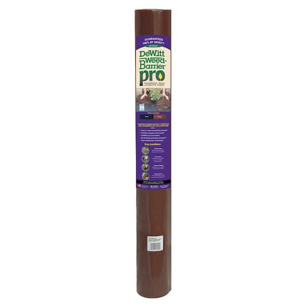 Pro 3 oz. 3 ft. x 100 ft. Landscape Fabric Weed Barrier Refill in Brown