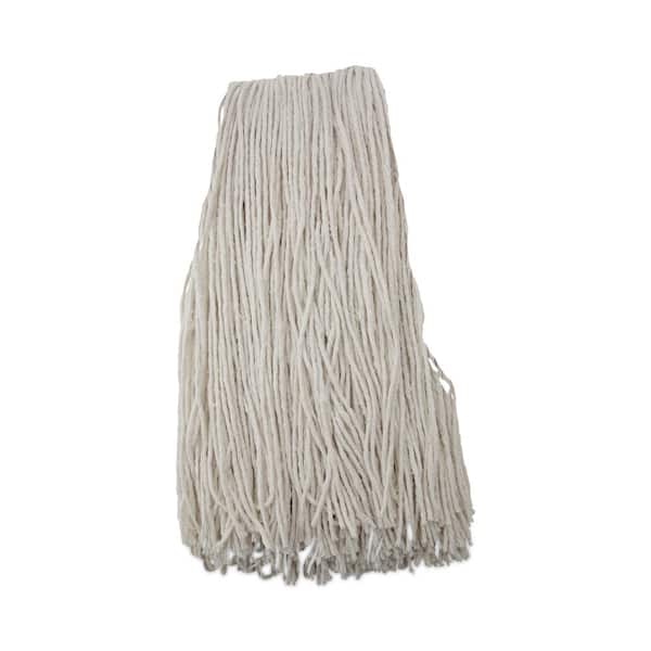 Boardwalk Rayon Premium Cut-End Wet String Mop Mop Head, 24 oz., White, (12-Carton)