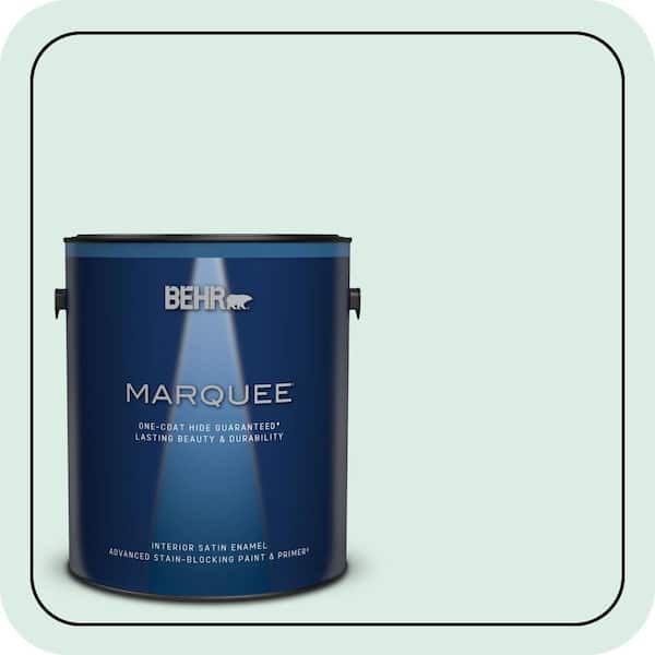BEHR MARQUEE 1 gal. #M420-1 Sparkling Brook Satin Enamel Interior Paint & Primer