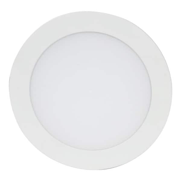 HLB 6 in. Selectable White Round New Construction/Remodel Canless Recessed Integrated LED Downlight Kit