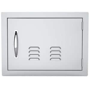 Classic Series 14 in. x 20 in. 304 Stainless Steel Horizontal Access Door with Vents