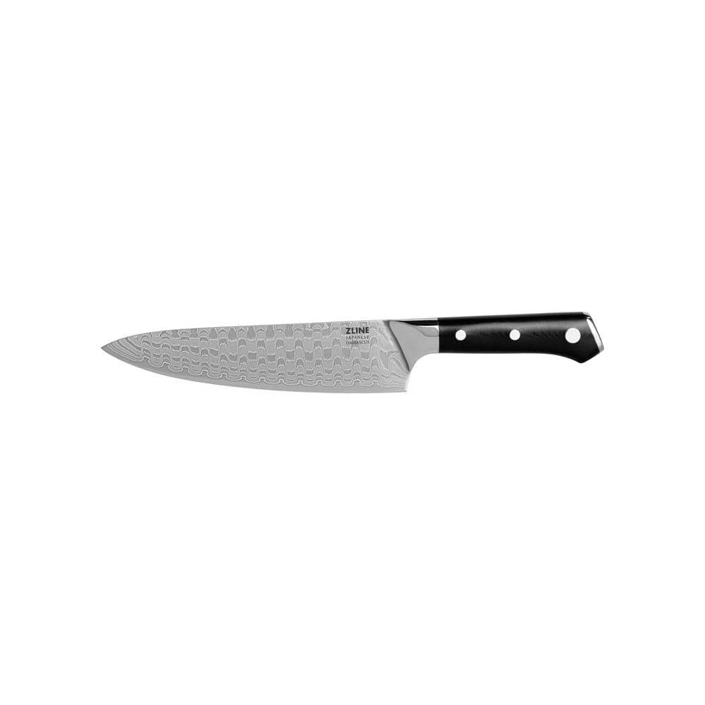 8 in. Professional Damascus Steel Full Tang Chef's Knife - Thumbnail 4
