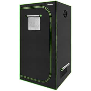2 ft. x 2 ft. Hydroponic Mylar Grow Tent with Observation Window and Floor Tray
