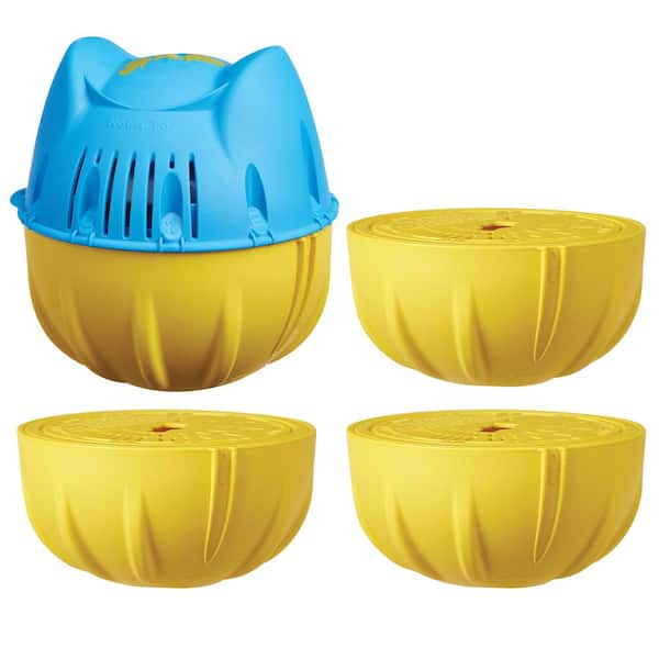 HEY! Cool Pool Flip Plop Float Swimming Pool Care Chlorinating with Chlorine Cartridge Refill
