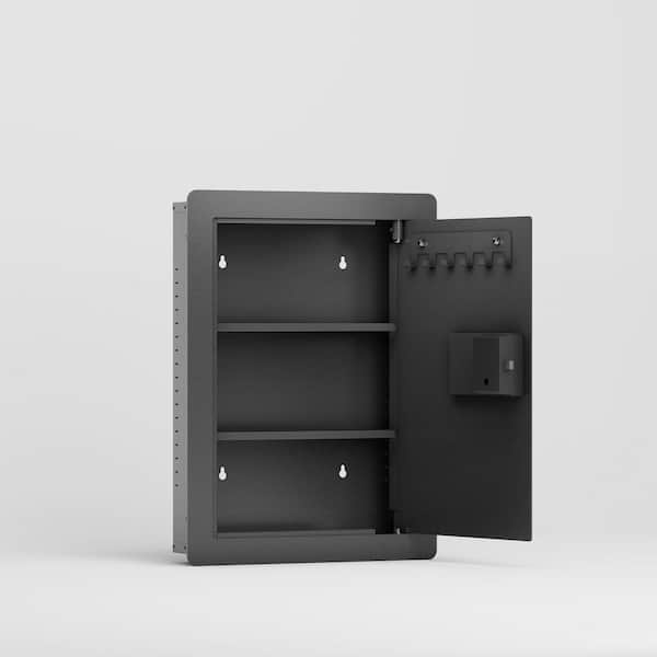 1.22 cu. ft. Steel Fire-Resistant Combination Lock Wall Safe with 2-Removable Shelves, Door Hook, Pre-Drilled