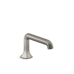 Occasion Deck-Mount Bath Spout with Straight Design in Vibrant Brushed Nickel