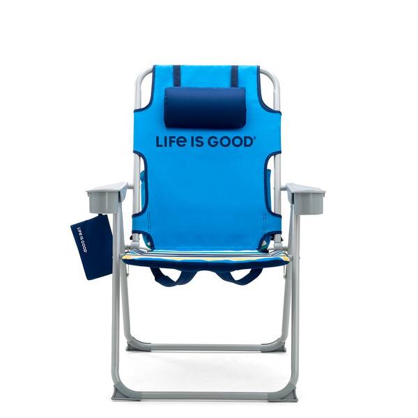 life is good beach chair with cooler