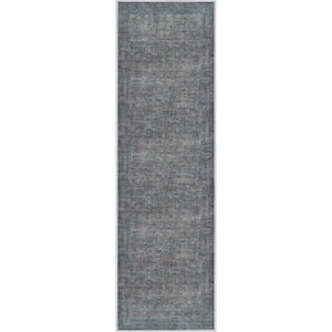 Blue 2 ft. 3 in. x 7 ft. 3 in. Asha Juliette Vintage Persian Oriental Runner Area Rug