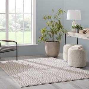 Baldwin Asher Modern Pebbled Ivory 7 ft. 10 in. x 9 ft. 10 in. Area Rug