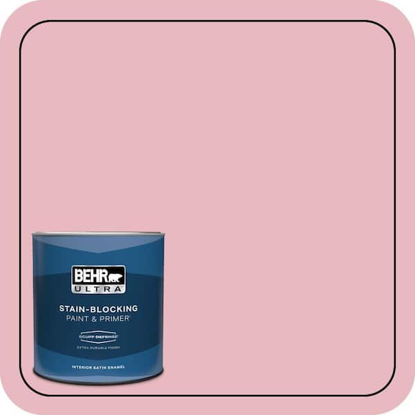 BEHR ULTRA 1 qt. #M150-2 Peppermint Stick Extra Durable Satin Enamel Interior Paint & Primer