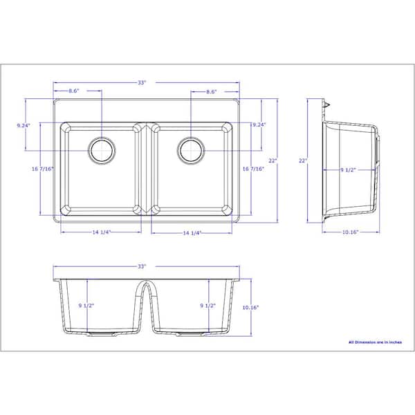 Dual Mount Granite Composite 25 in. L x 22 in. L x 9-1/2 in. 0-5 Faucet Hole Single Bowl Kitchen Sink in Mocha Dual Mount Granite Composite 25 in. L x 22 in. L x 9-1/2 in. 0-5 Faucet Hole Single Bowl Kitchen Sink in Mocha
