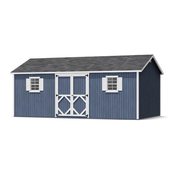 Classic Workshop 12 ft. x 20 ft. Outdoor Wood Storage Shed Precut Kit with Operable Windows and Floor (240 sq. ft.)