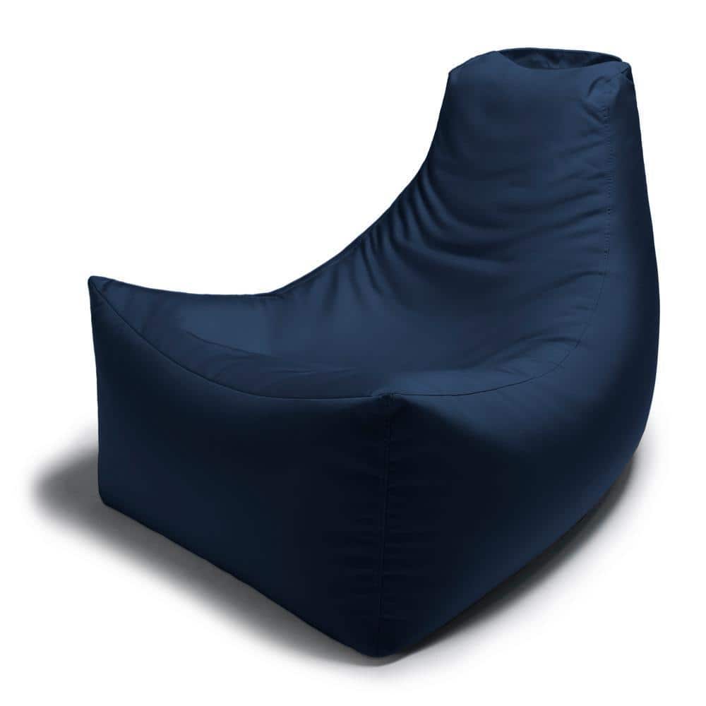 Juniper Navy Outdoor Bean Bag Patio Lawn Chair