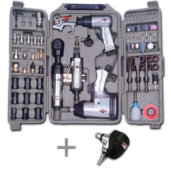 Smarter Tools 5 Tool 71-Piece Air Tool Kit Plus Mini Air Palm Nailer Combo-DISCONTINUED