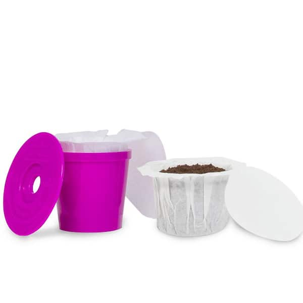 PERFECT POD EZ-Cup 2.0 Starter Bundle Reusable Coffee K Cup Pod with 125  Coffee Paper Filters and EZ Scoop BUN90076 - The Home Depot