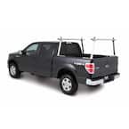 TracONE Universal Truck Bed Ladder Rack 800 lbs. Capacity Silver Powder Coat Finish