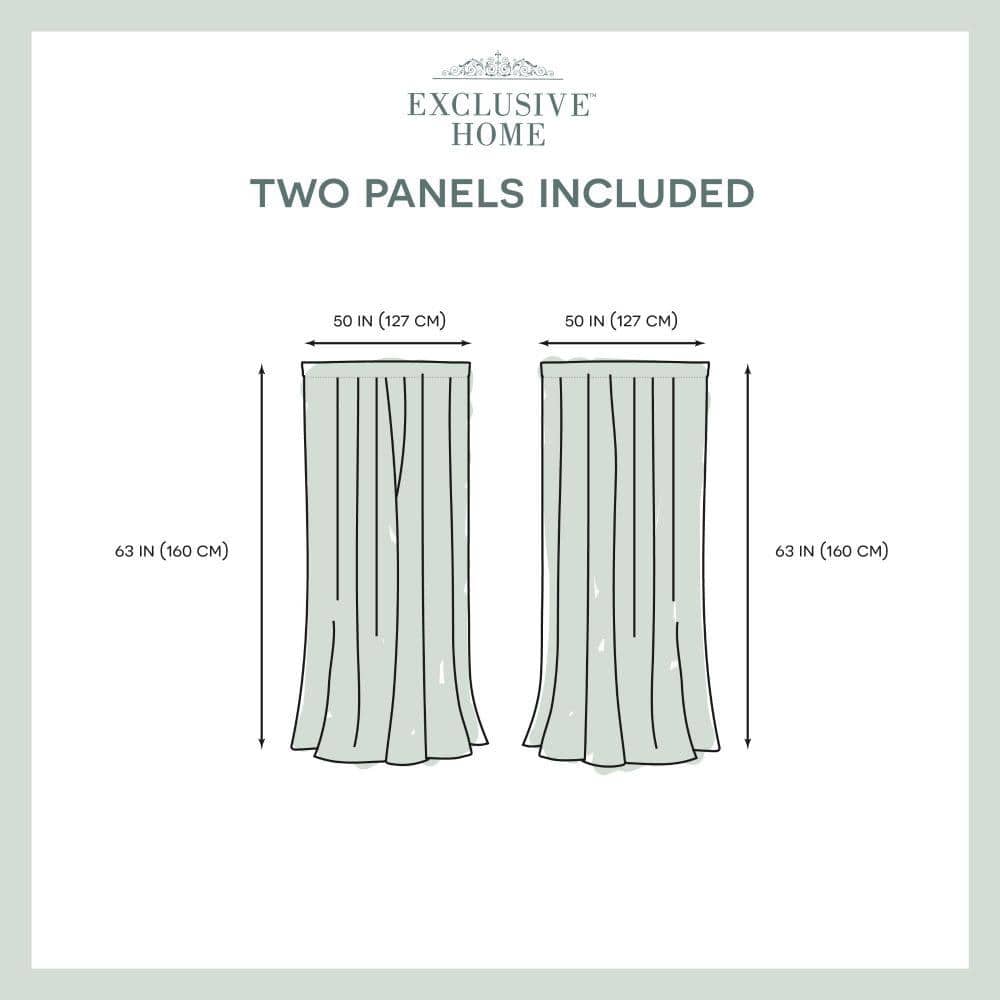 Snowflake Belgian Textured Linen Sheer Rod Pocket Curtain Panels